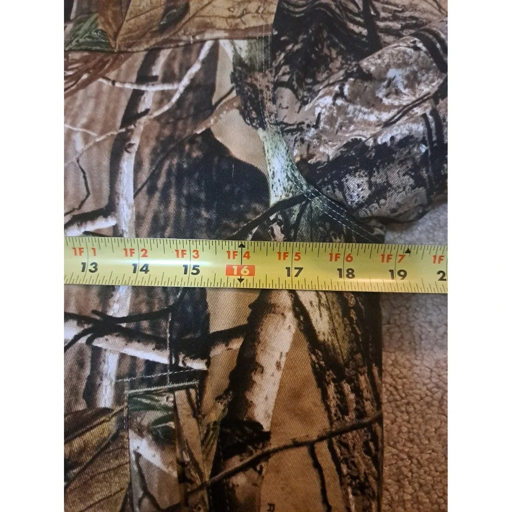 Gander Mountain Boys Camo Insulated Hooded Jacket Youth Medium 10-12 Zip Cotton